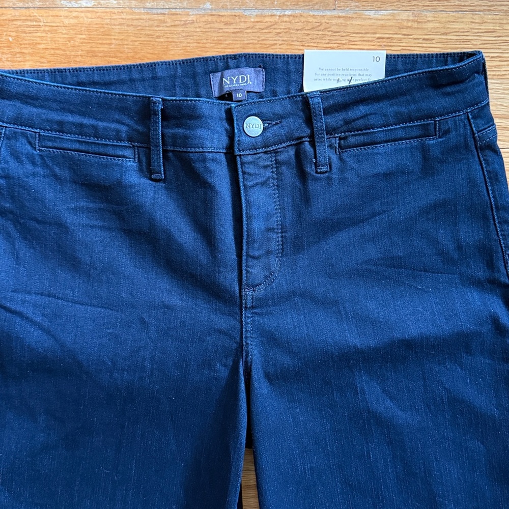 NYDJ wide leg blue jeans 10/32”inseam P01 - Picture 2 of 6